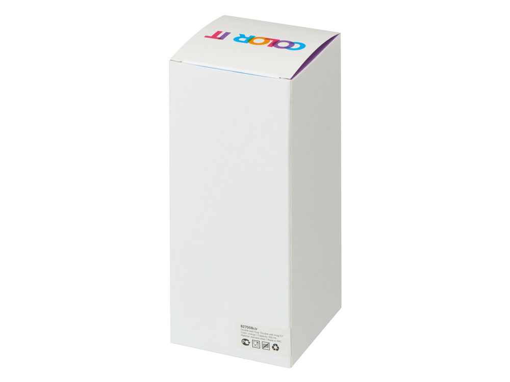 Термокружка Double wall mug C1, soft touch, 350 мл, оранжевый-3