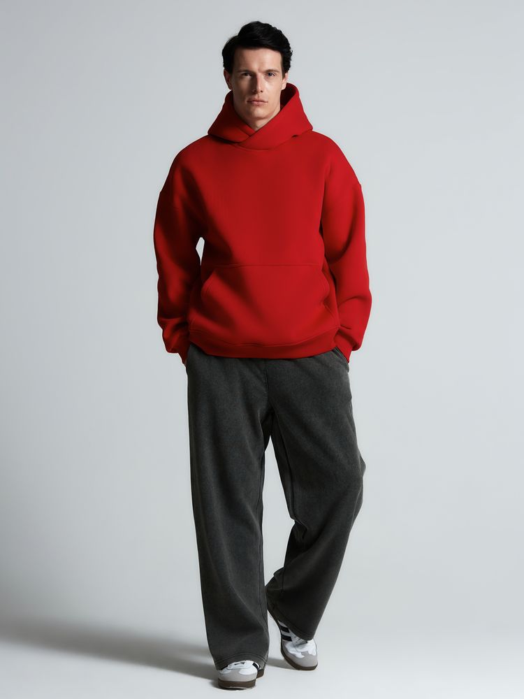 Худи Kulonga Oversize, красное-5