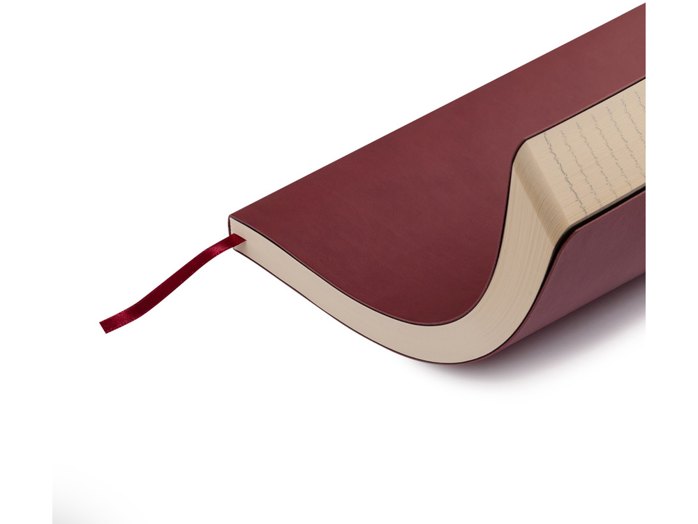 Ежедневник недатированный B5 Megapolis Flex (бордовый)-4