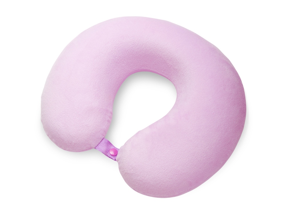 Подушка Basic из микрофибры с эффектом памяти U-shape, розовый NEW-0