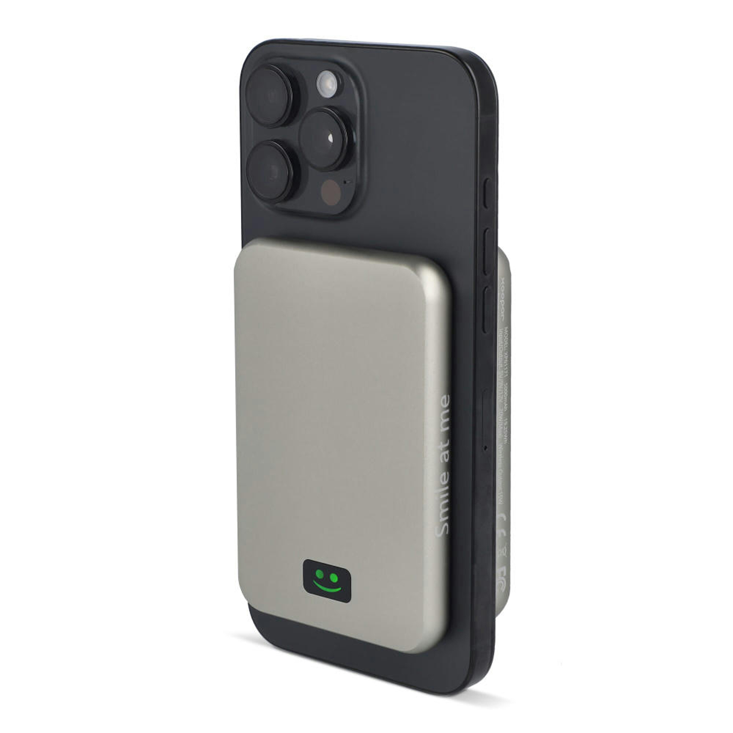 Внешний беспроводной аккумулятор Xoopar Smile с MagSafe и зеркалом, 5000 мА·ч-7