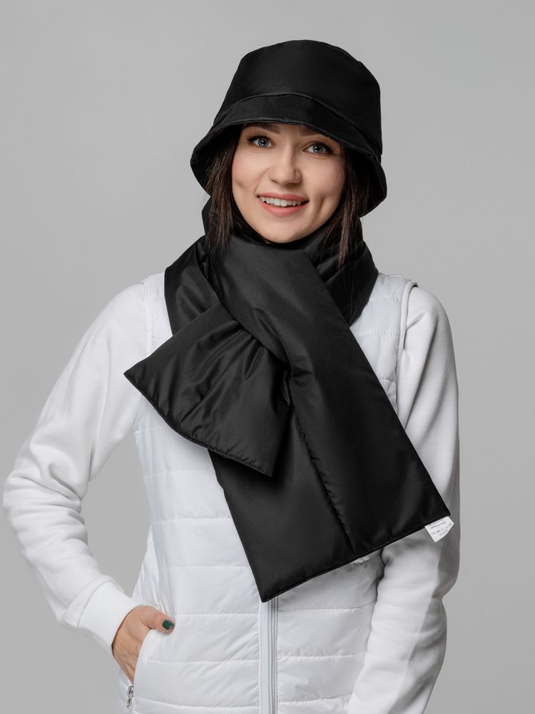 Панама утепленная Shelter, черная-4