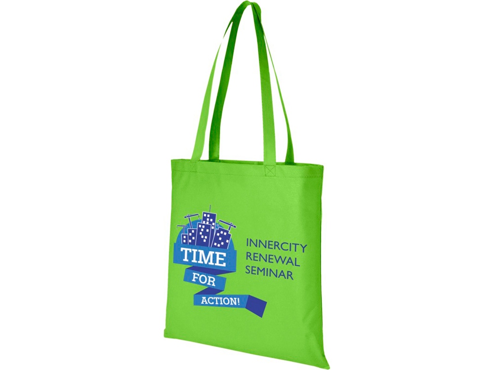 Сумка Zefir нетканая, лайм-3