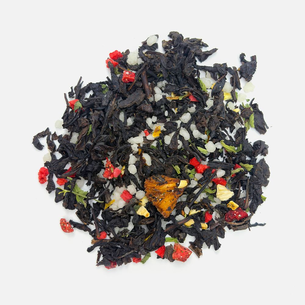 Чай «Сокочай», черный с соком ананаса, клубникой, мятой, медом и лимоном-2