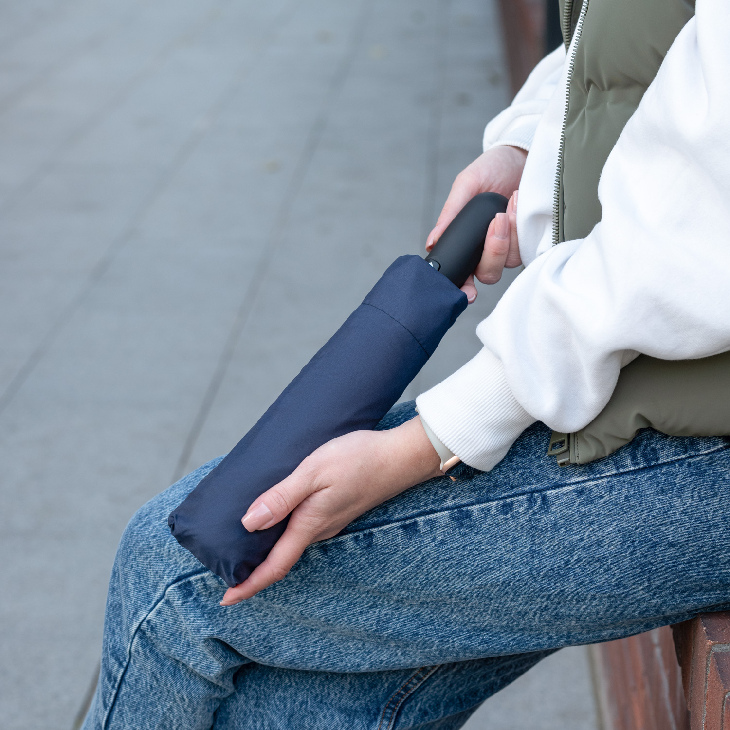 Зонт складной Levante, синий-13