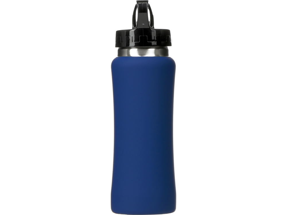 Бутылка для воды Bottle C1, сталь, soft touch, 600 мл, темно-синий-3