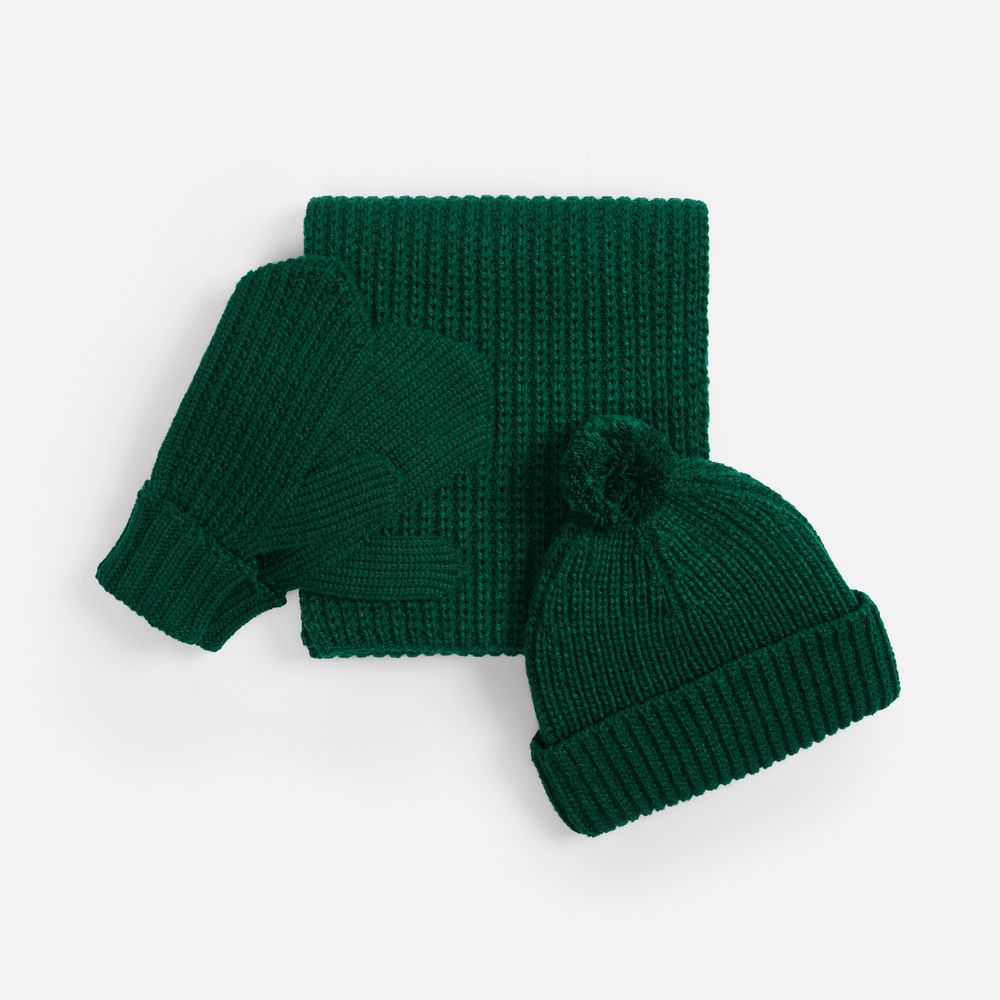 Варежки Nordkyn, темно-зеленые-1