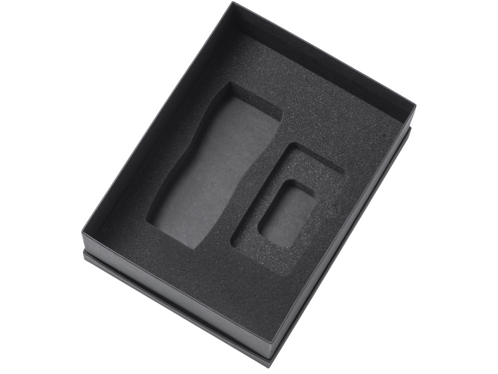 Подарочный набор c вакуумной термокружкой и повербанком С1, красный-2