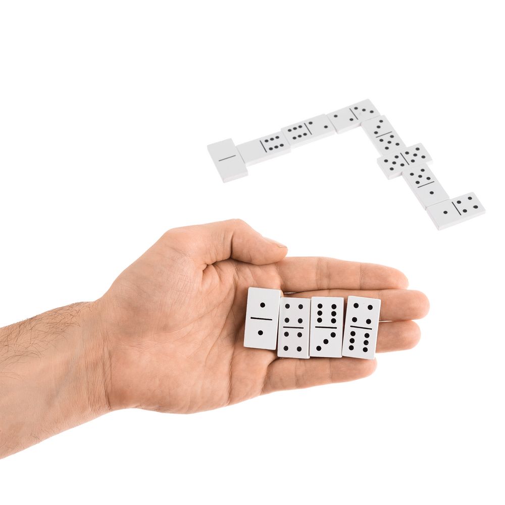 Домино Tickler, белое-2