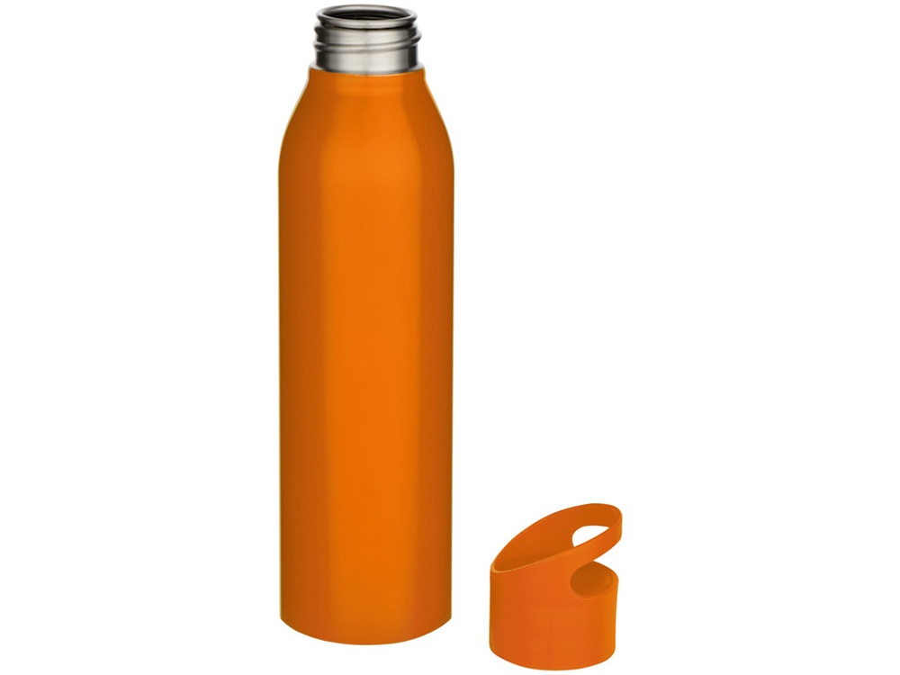 Одностенная бутылка для воды Sky, изготовленная из нержавеющей стали, 650 мл, оранжевый-2