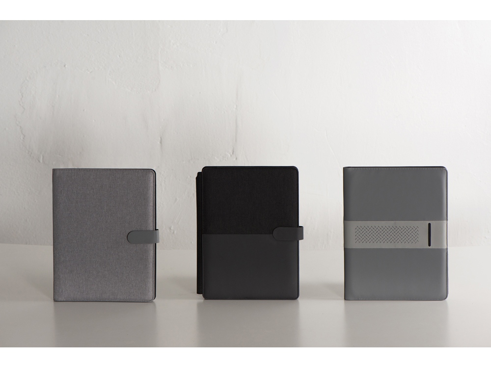 Папка для документов Route с блокнотом, светло-серый-5