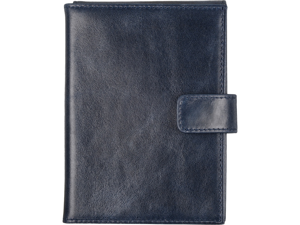 Бумажник путешественника Druid с отделением для паспорта, темно-синий-4