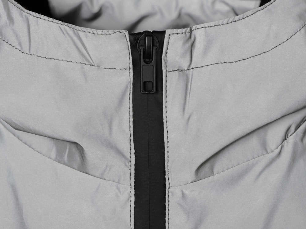 Ветровка светоотражающая 2XL, серебристый-11