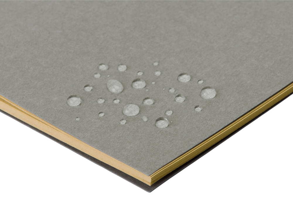 Блокнот Monet, гибкая обложка A5 из моющегося крафта, 32 листа, серый-5