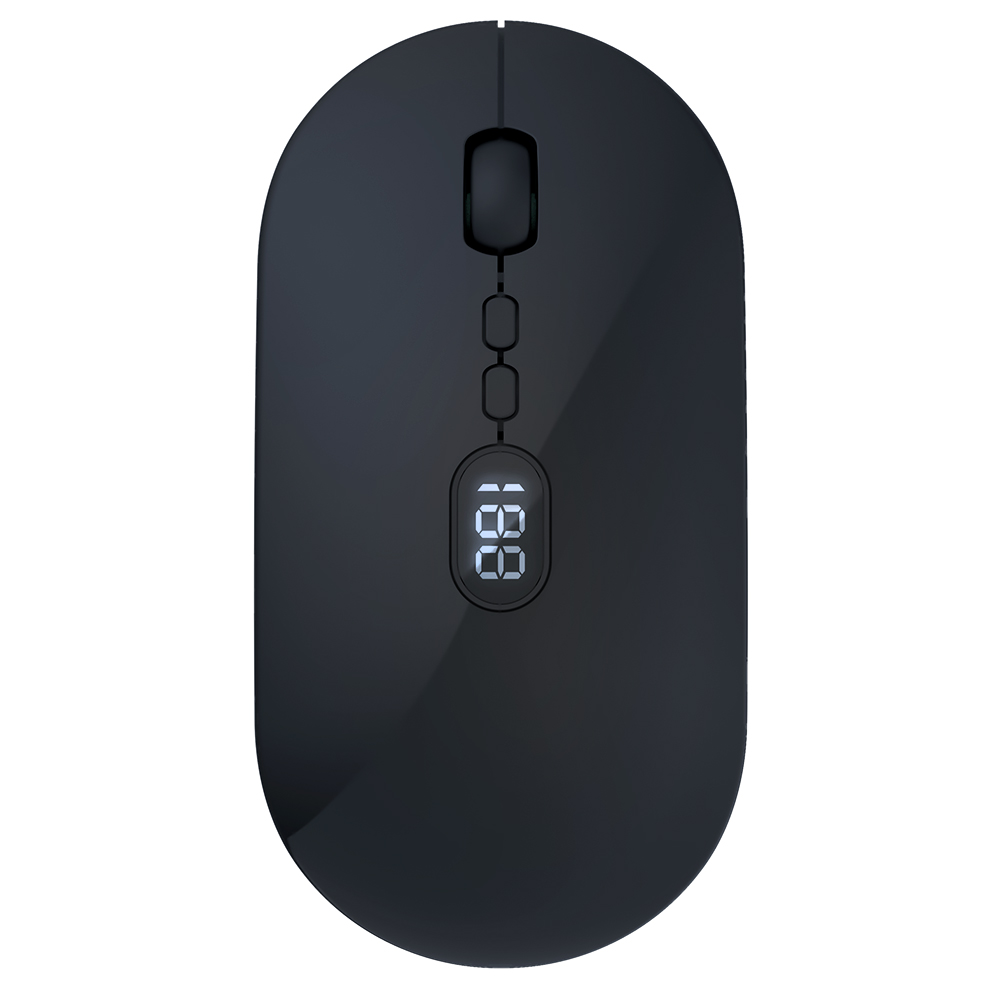 Мышь компьютерная беспроводная с индикатором Peeper, Черный-3