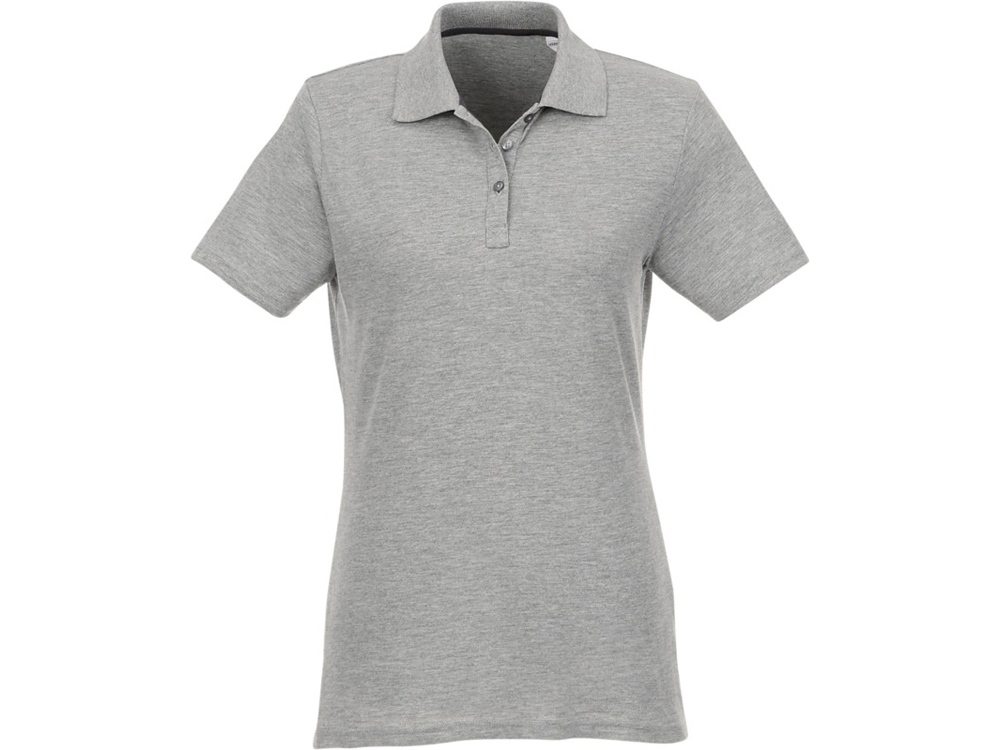 Женское поло Helios с коротким рукавом, серый яркий-1