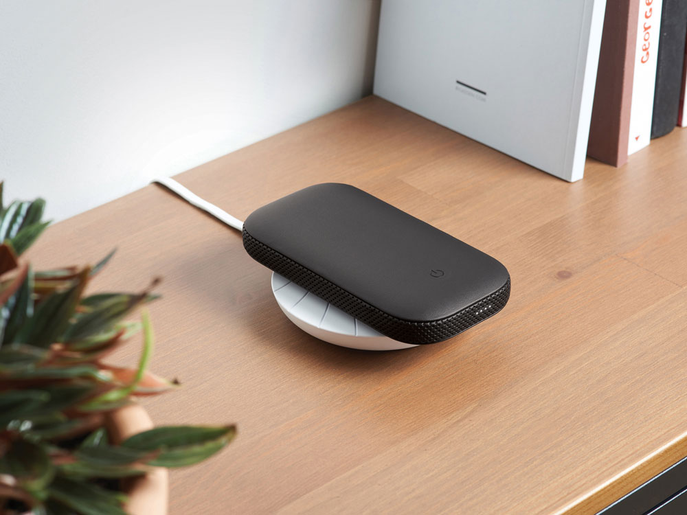 Внешний аккумулятор с беспроводной колонкой Powersound, черный-9