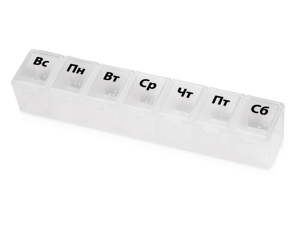 Футляр для мелочей One week, прозрачный-0