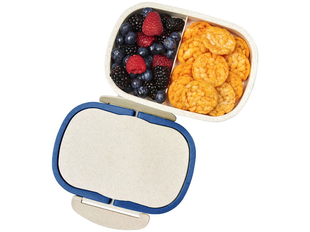 Ланч-бокс Shen из пшеничного соломенного волокна, синий-4