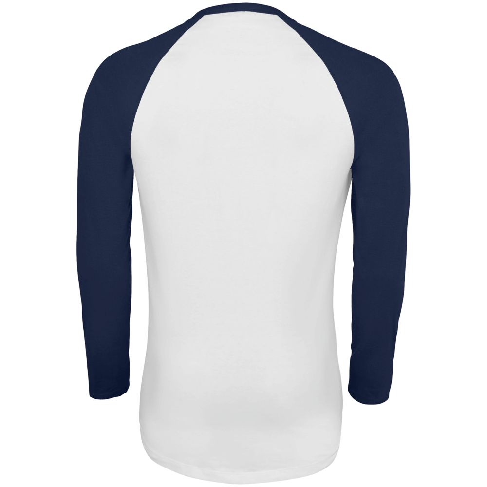 Футболка мужская с длинным рукавом Funky Lsl, белая с темно-синим-1