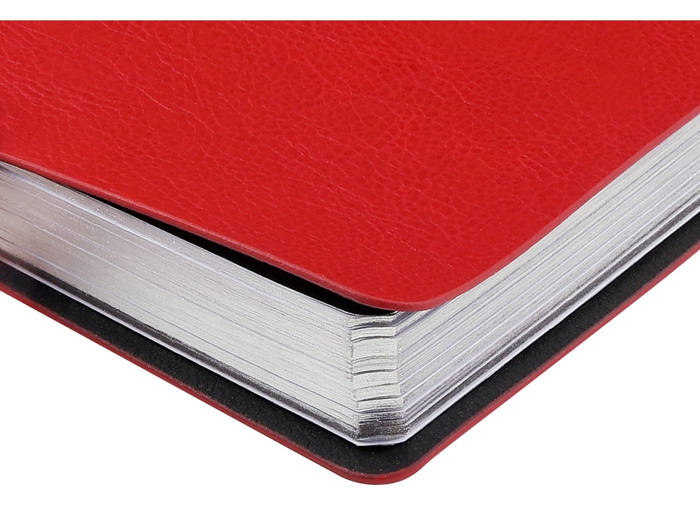 Ежедневник полудатированный А5 Orbit, красный-4