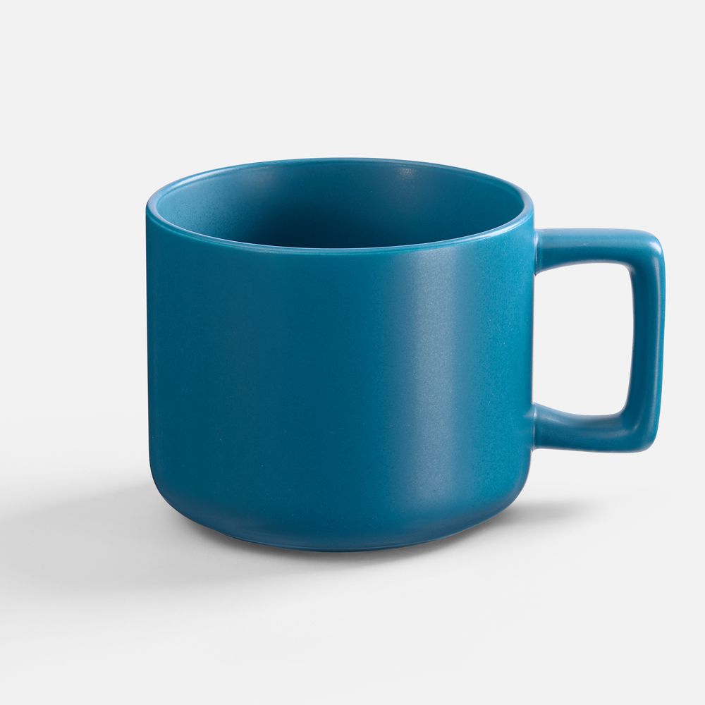 Чашка Jumbo в коробке матовая, морская волна-1