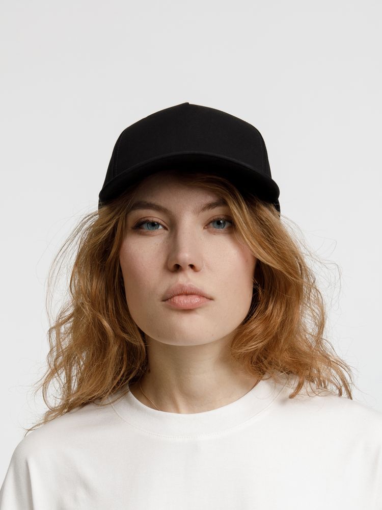 Бейсболка Seguro, черная-4