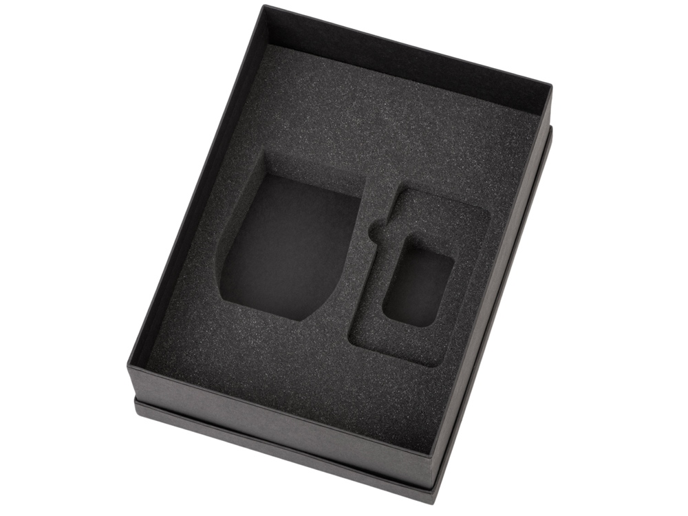 Подарочный набор с термокружкой и повербанком С2, 10000 mAh, темно-синий-2