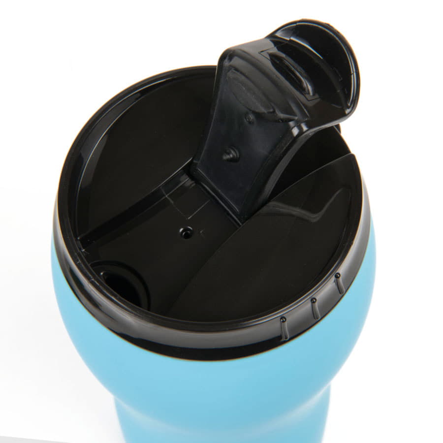 Термокружка вакуумная  "Velvet", голубой-1