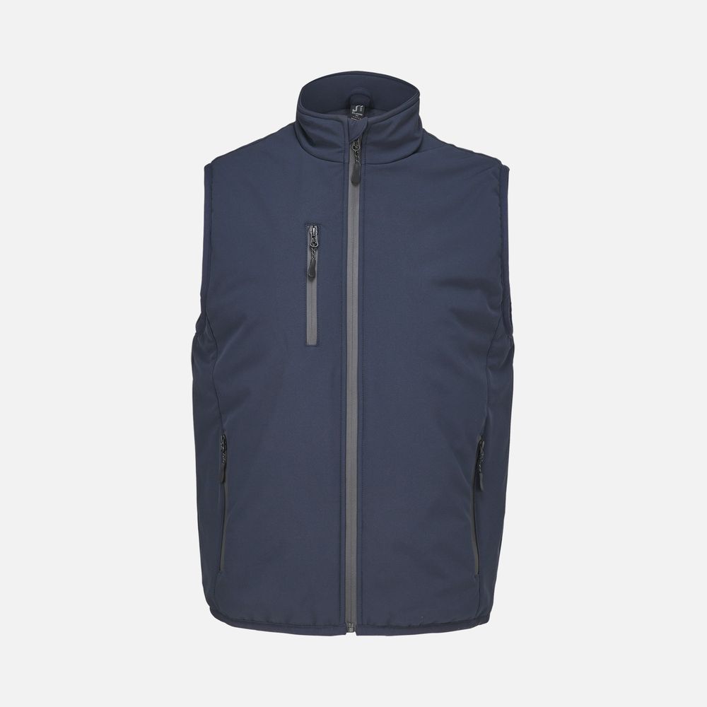 Жилет софтшелл унисекс Falcon BW, синий-1