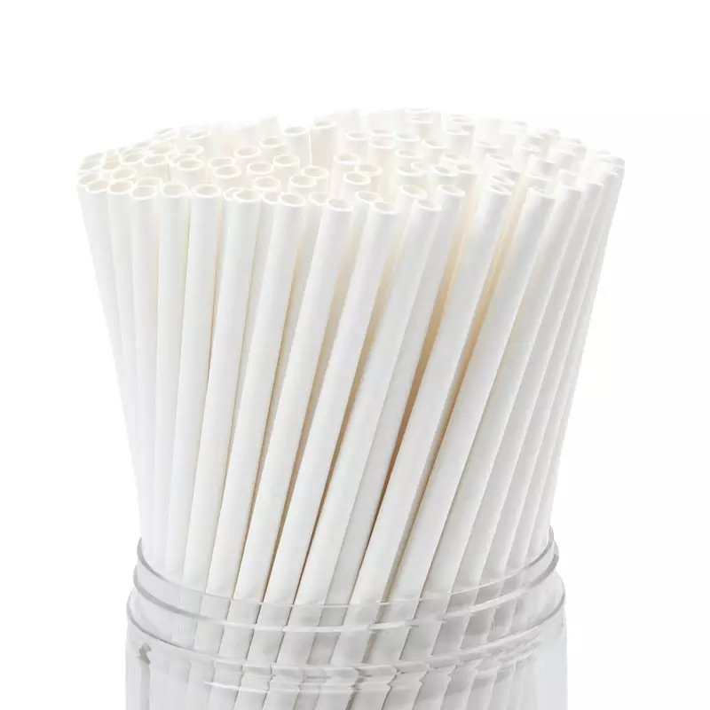 Белая бумажная трубочка , Белый-2
