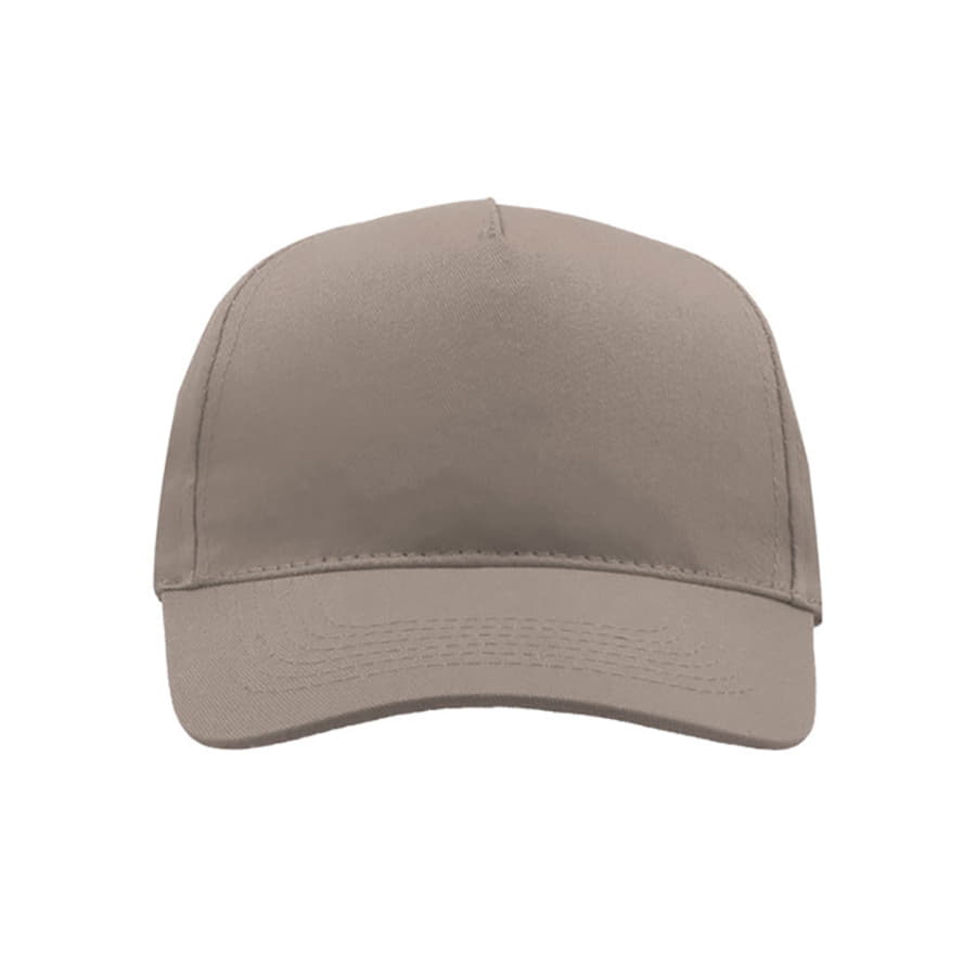Бейсболка START FIVE, 5 клиньев, застежка на липучке, серый-4