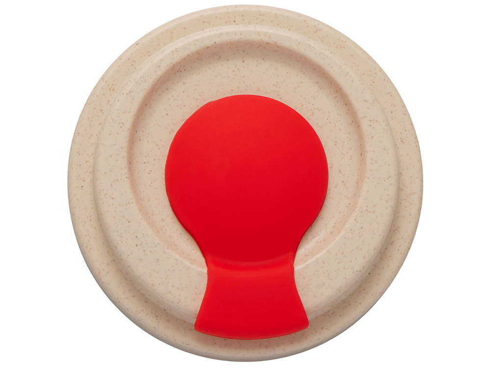 Стакан из пшеничного волокна Flava, красный-4