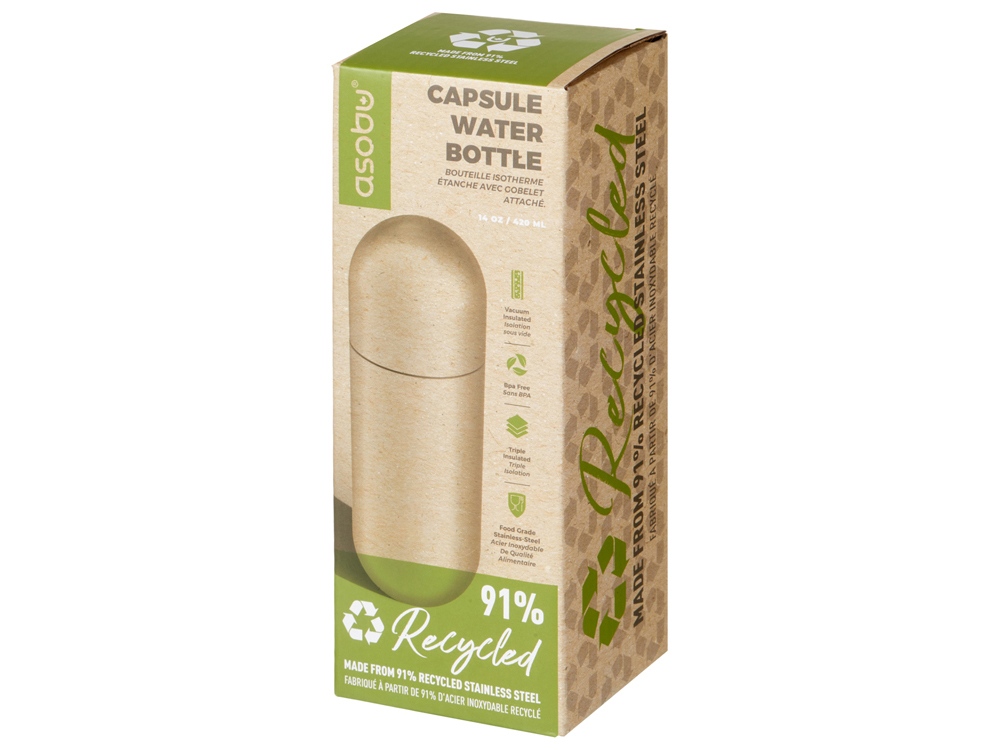 Термос ORB, переработанная нержавеющая сталь-8