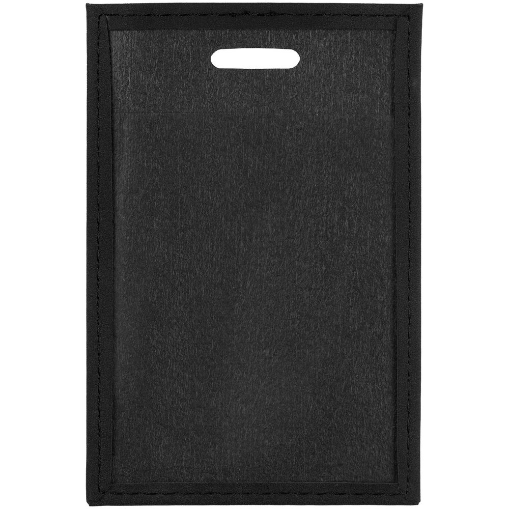 Чехол для пропуска Nubuk, черный-1