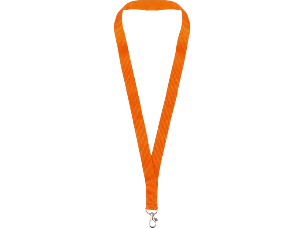 Ланъярд из RPET с карабином, оранжевый-0