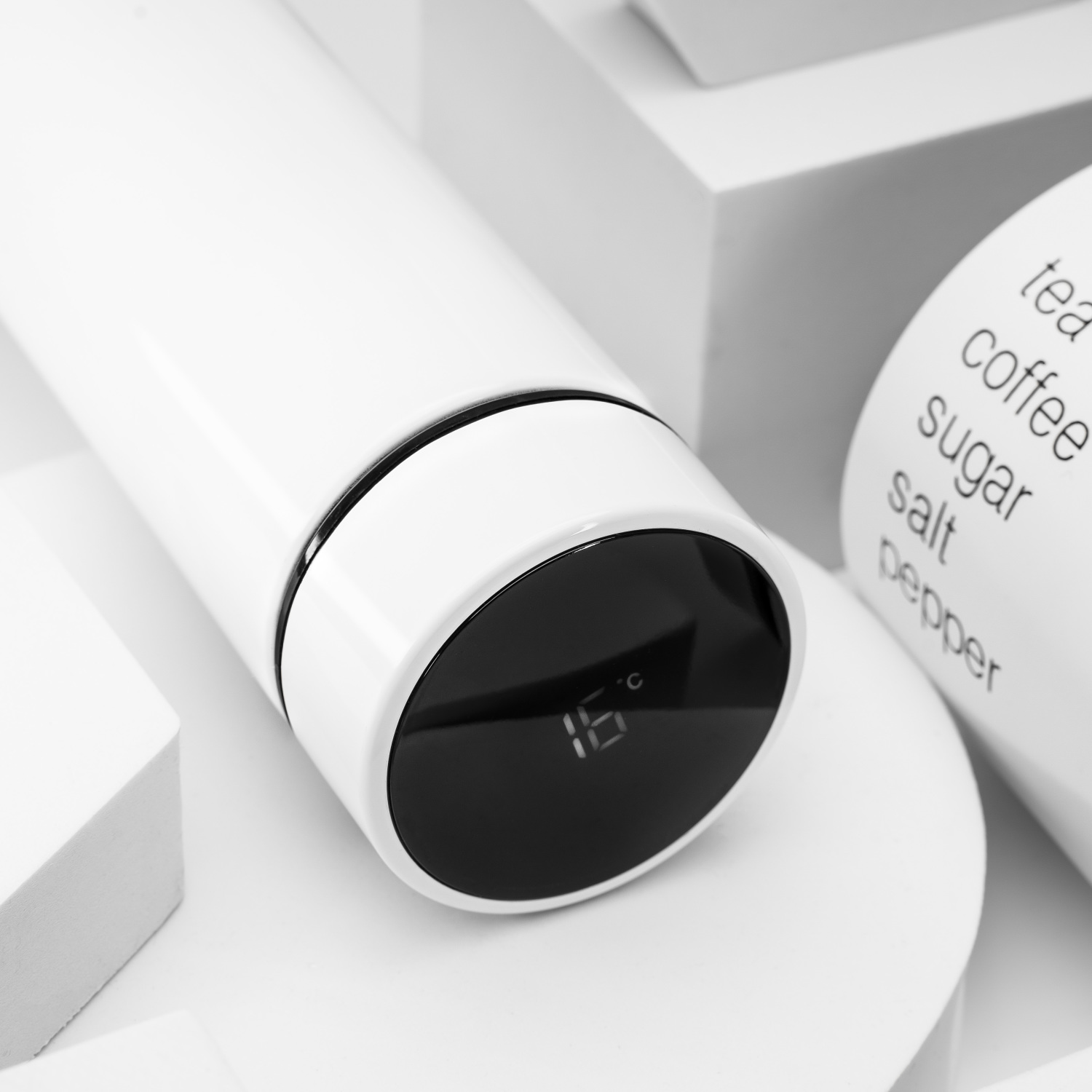 Термос Reactor с датчиком температуры (белый)-6