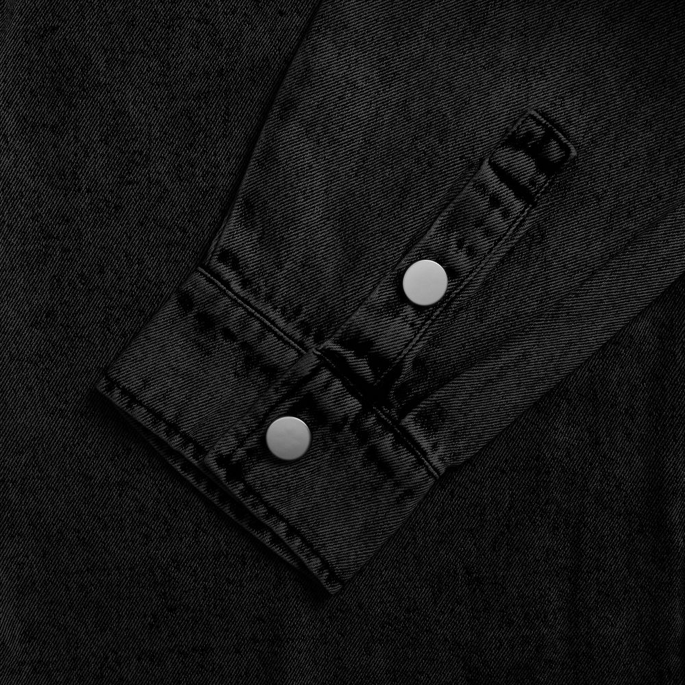 Куртка джинсовая O3, черная-4