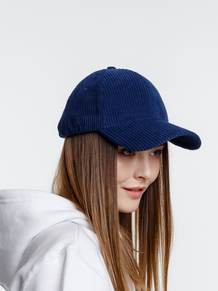 Бейсболка Soft Core, темно-синяя-4