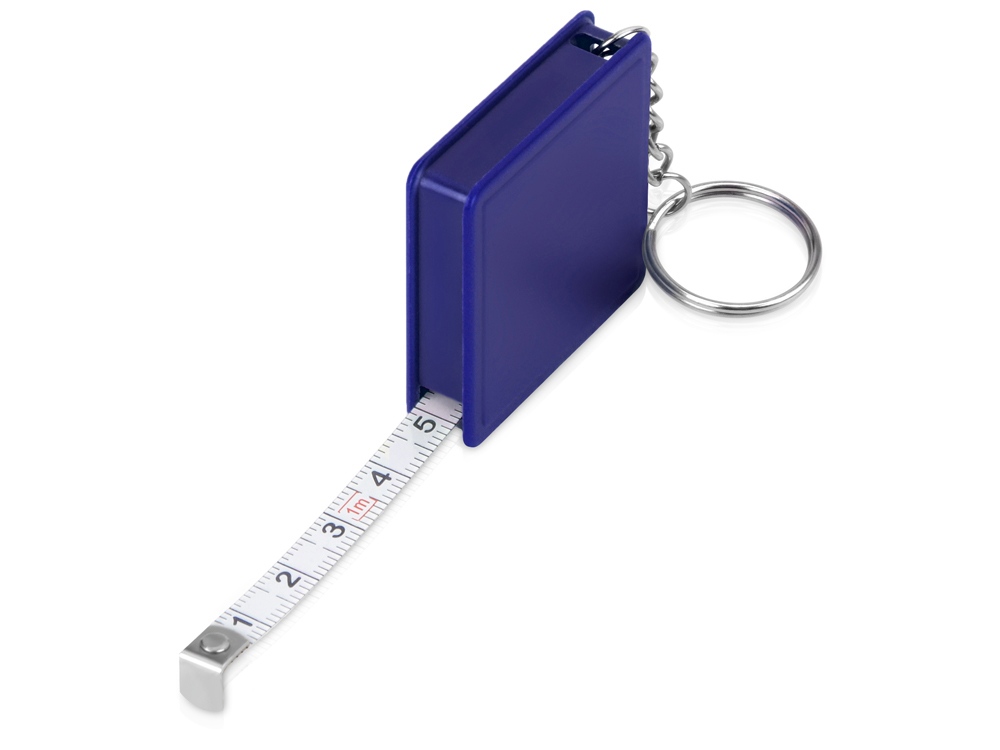 Брелок-рулетка,  1 м., синий-1