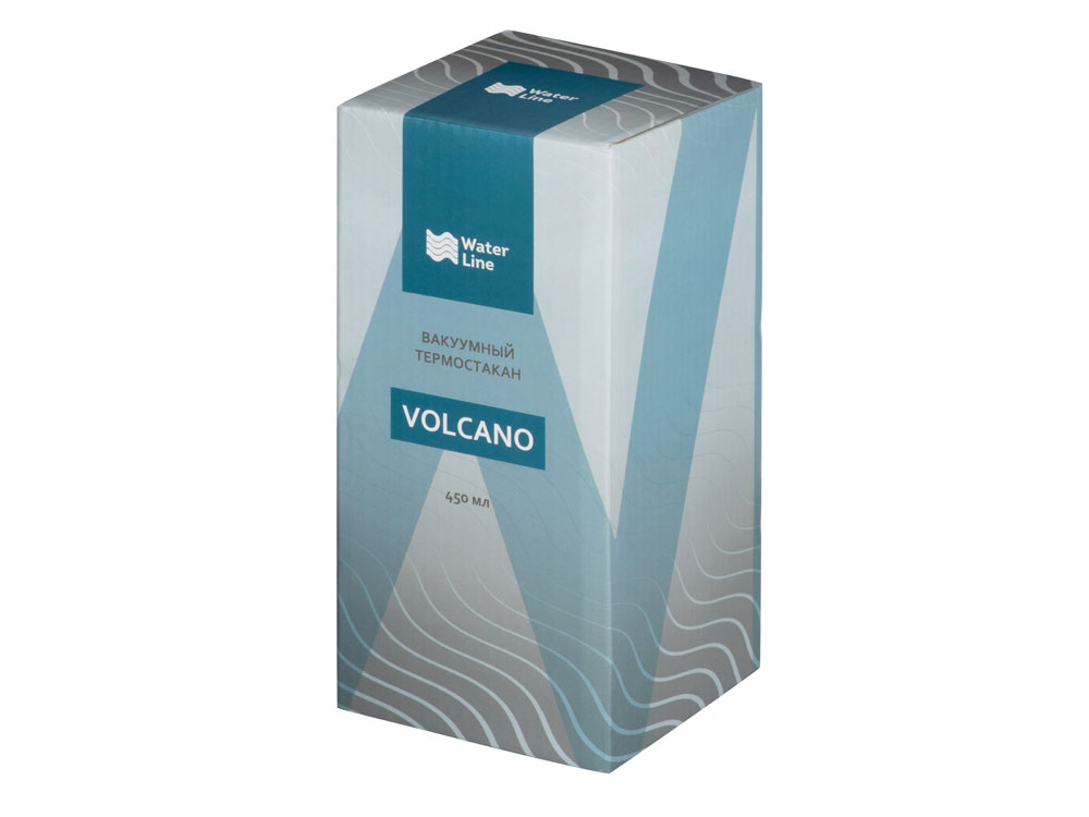 Вакуумный термостакан Volcano, 450 мл, синий-9