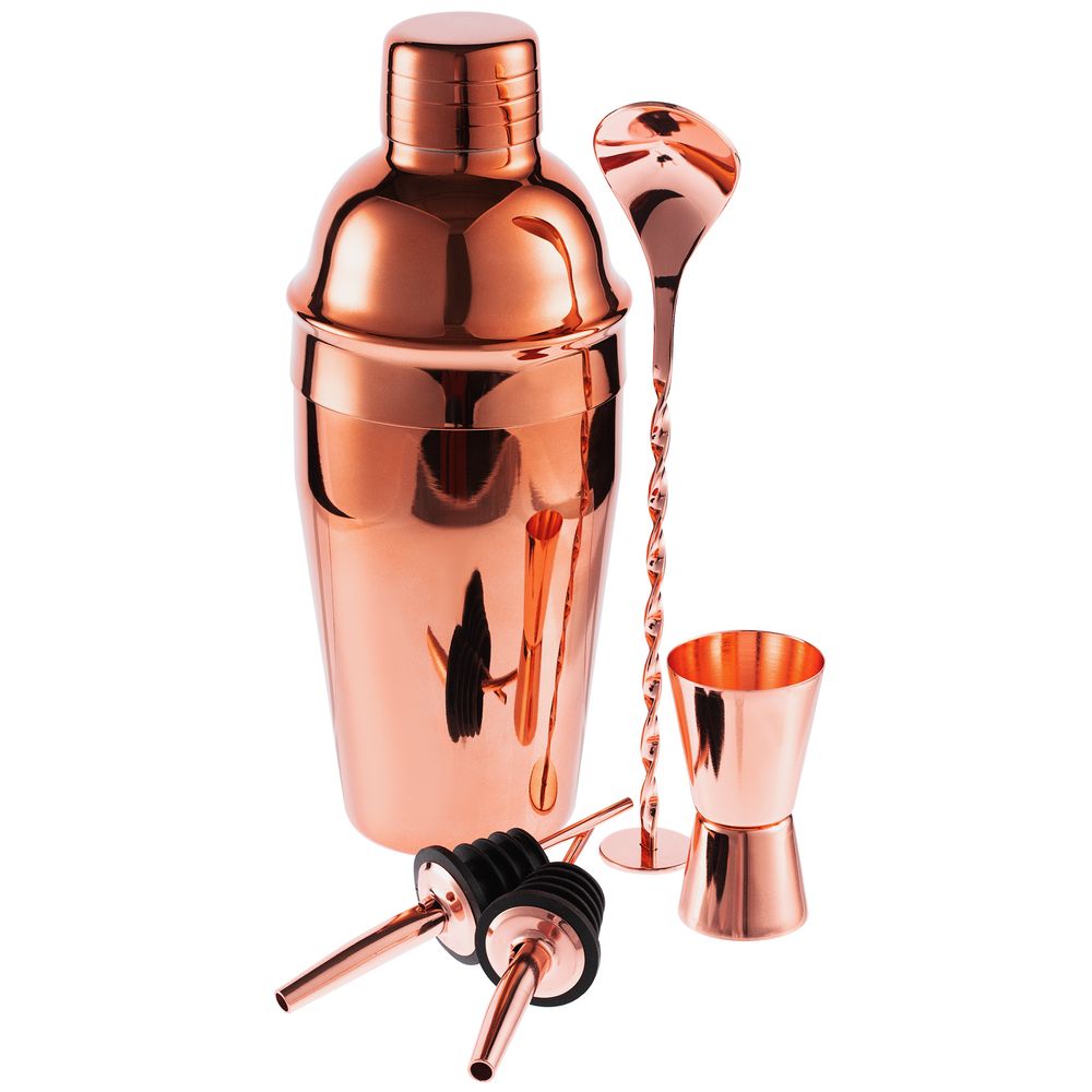 Набор для приготовления коктейлей Pourpour, медный-0
