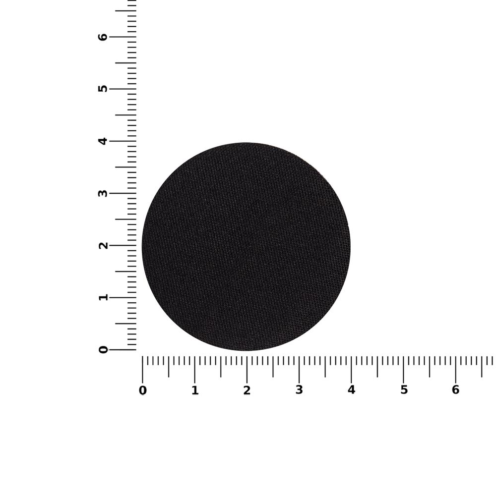 Наклейка тканевая Lunga Round, M, черная-2
