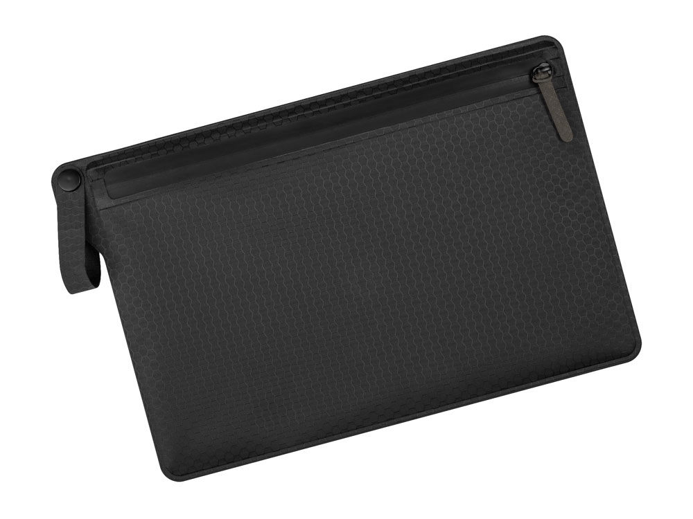 Органайзер On clouds двумя отделениями из нейлона 250х170 мм (в инд. пакетике), серый/черный-1