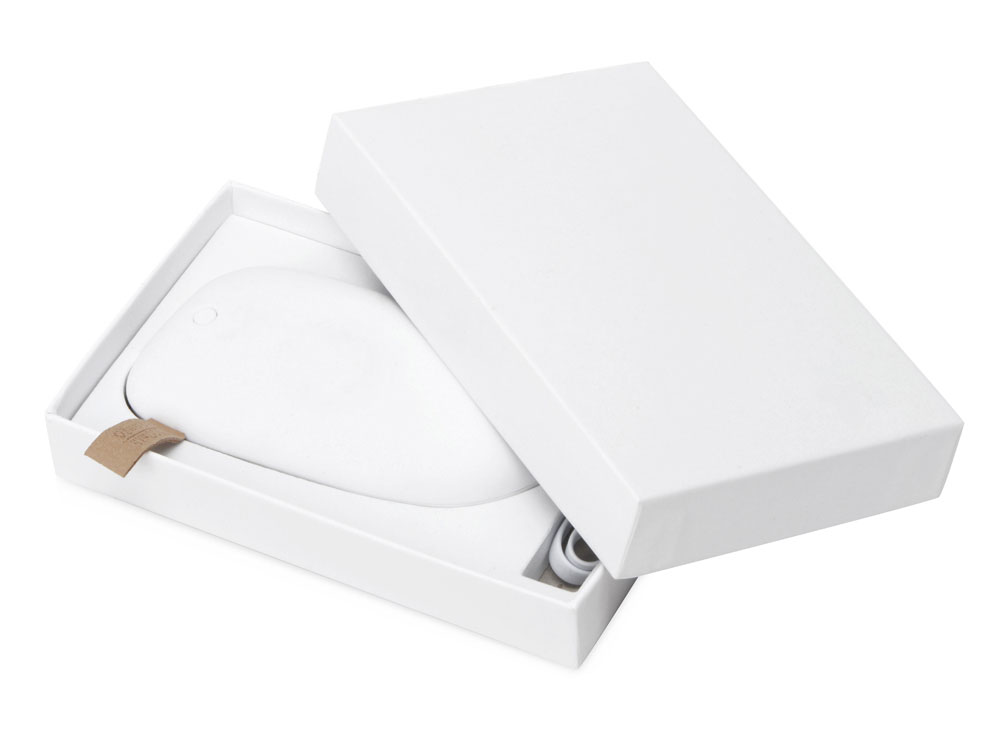 Внешний аккумулятор в форме камня Stone, 5200 mAh, белый-7