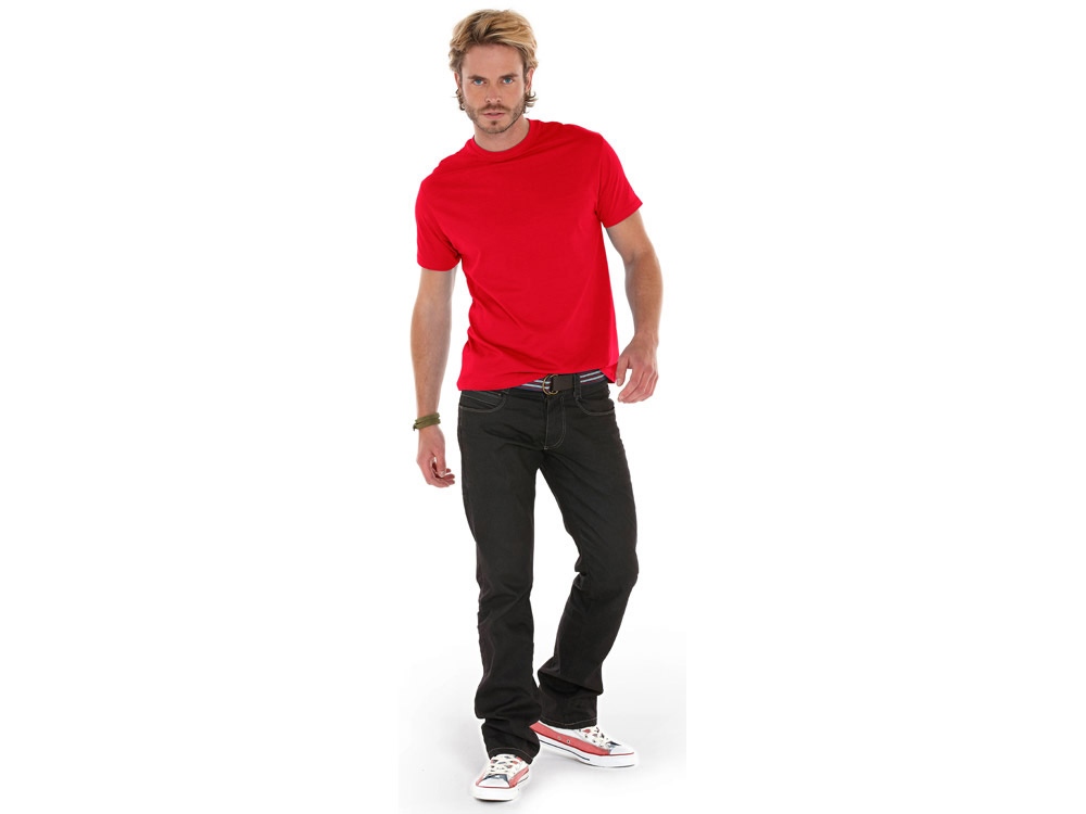 Футболка Heavy Super Club с боковыми швами, мужская, красный-7