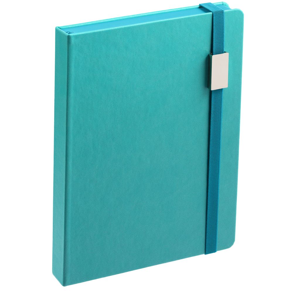 Ежедневник New Factor Metal, бирюзовый-1
