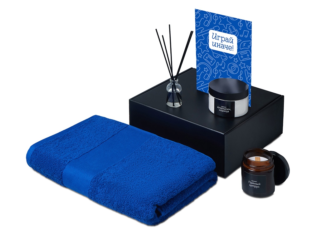 Подарочный набор Re:y. Care с полотенцем, солью для ванны и диффузором-1