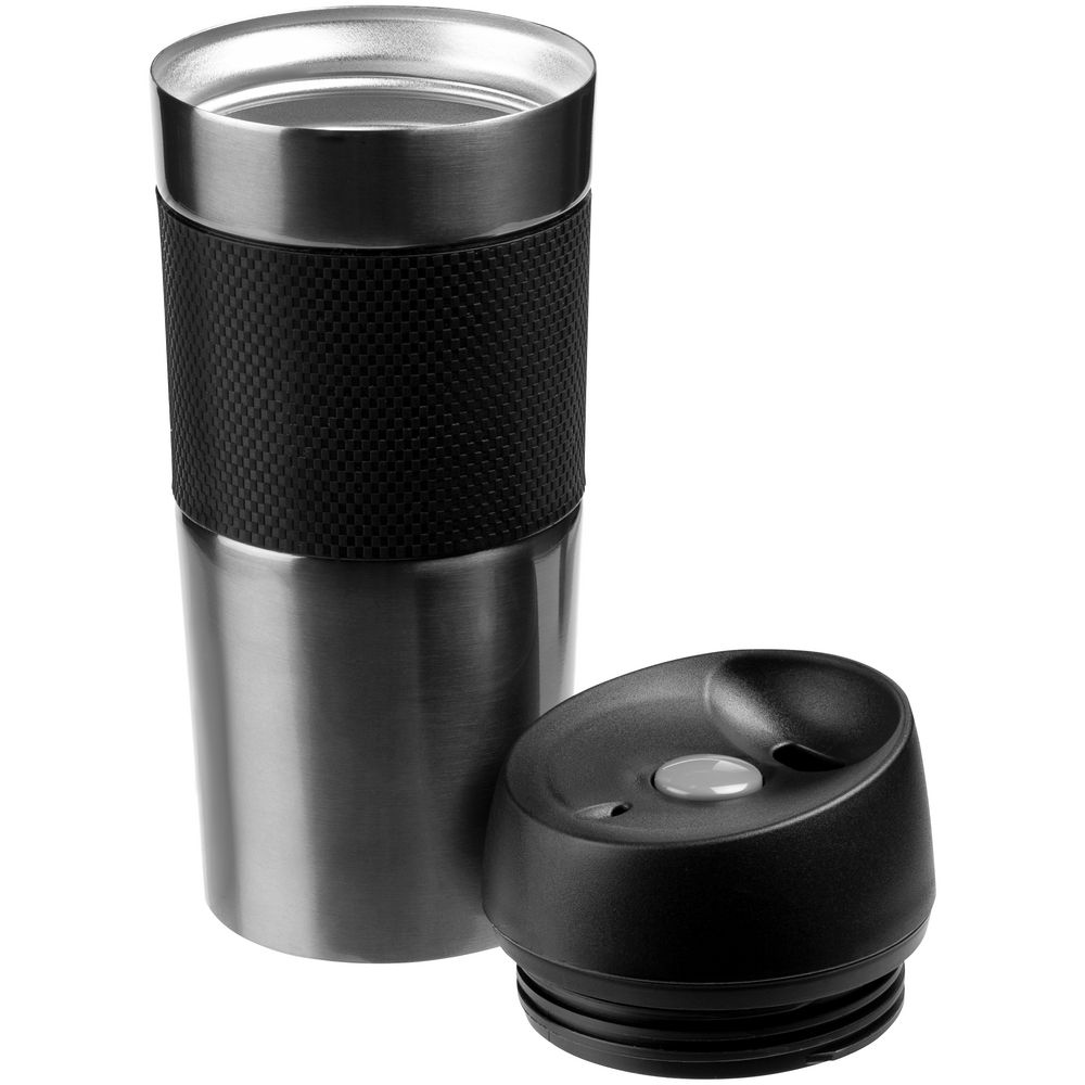 Термостакан Solingen Grip, серо-стальной-3