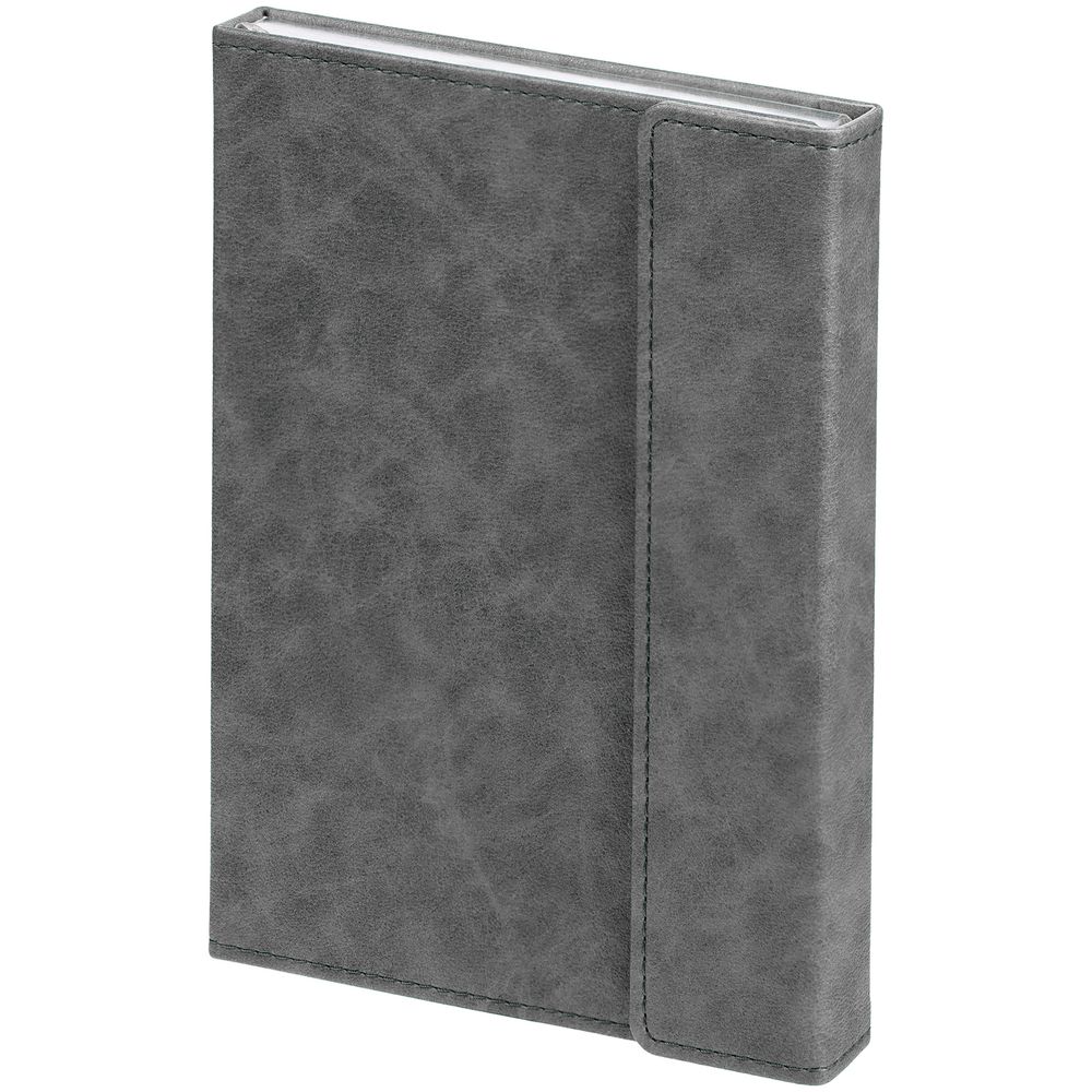 Ежедневник Flap на заказ, недатированный, серый-0